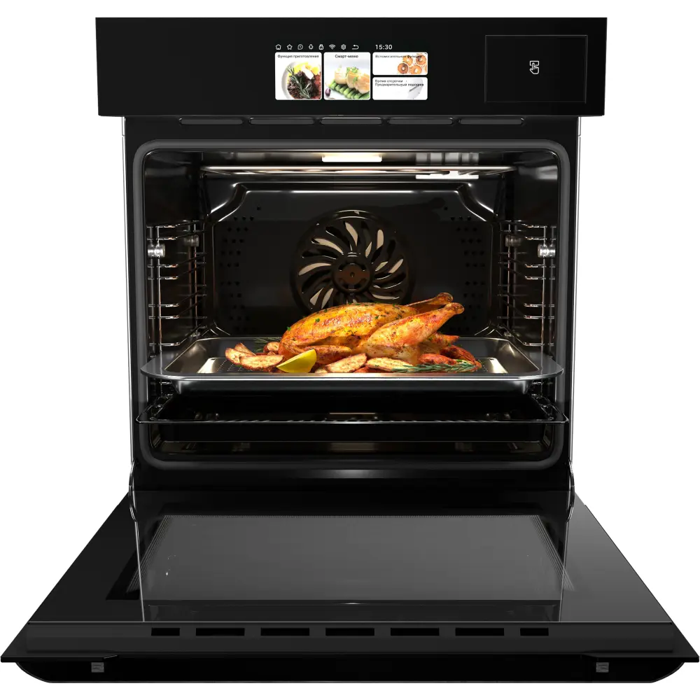 Фото 6 Духовой шкаф Hiberg S-Vm 6615 B I-Smart 59.50x59.50x56 см цвет черный Фото 6 Духовой шкаф Hiberg S-Vm 6615 B I-Smart 59.50x59.50x56 см цвет черный