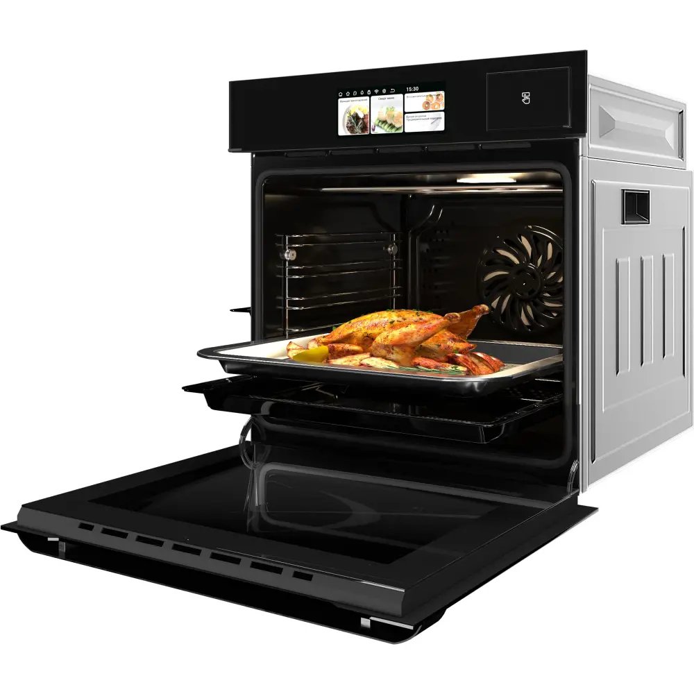 Фото 8 Духовой шкаф Hiberg S-Vm 6615 B I-Smart 59.50x59.50x56 см цвет черный Фото 8 Духовой шкаф Hiberg S-Vm 6615 B I-Smart 59.50x59.50x56 см цвет черный