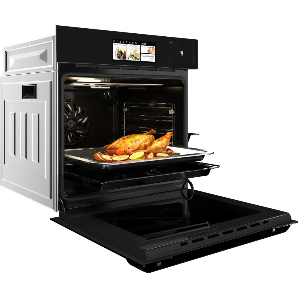 Фото 5 Духовой шкаф Hiberg S-Vm 6615 B I-Smart 59.50x59.50x56 см цвет черный Фото 5 Духовой шкаф Hiberg S-Vm 6615 B I-Smart 59.50x59.50x56 см цвет черный