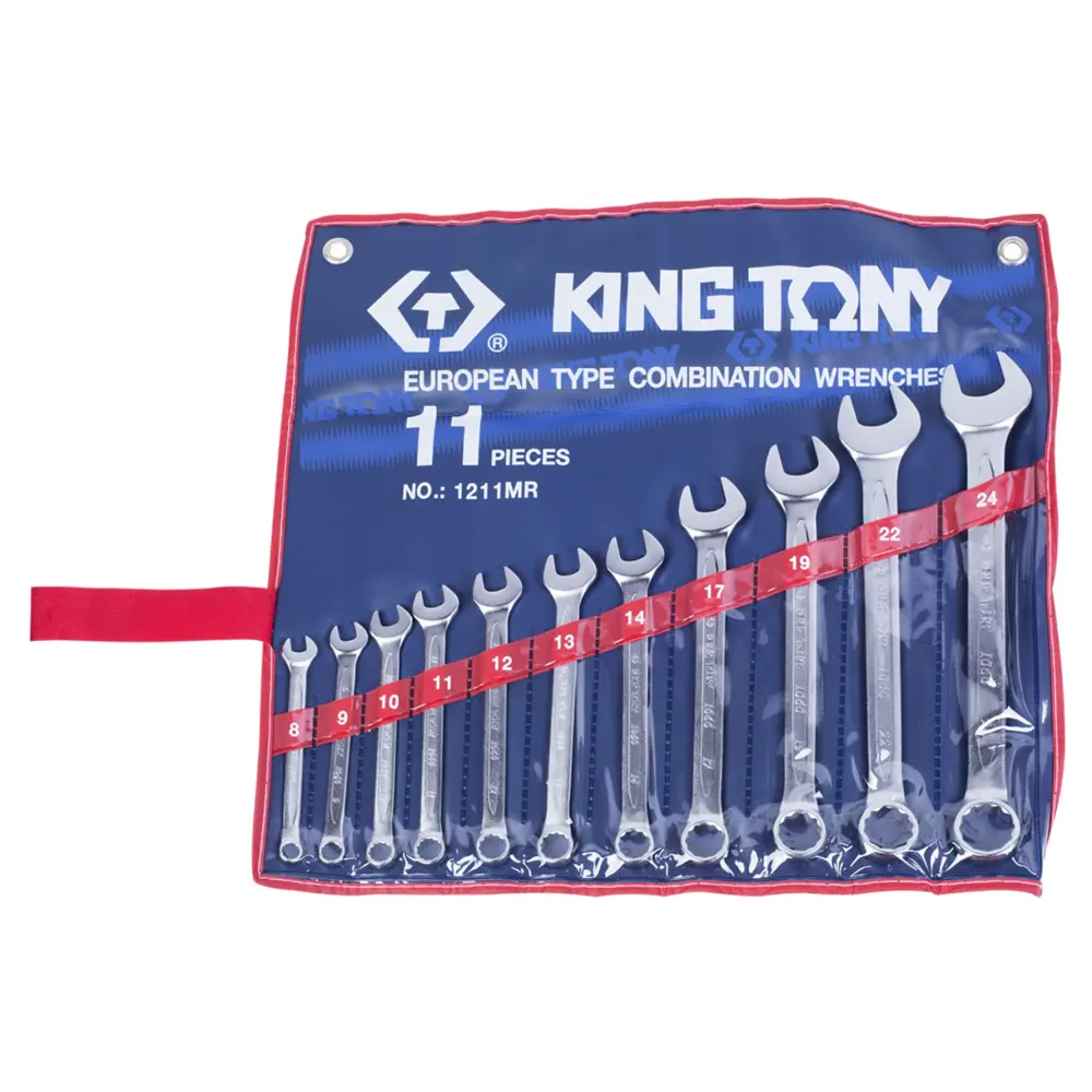 Фото Набор ключей комбинированных King Tony 1211MR 8-24 мм, 11 шт