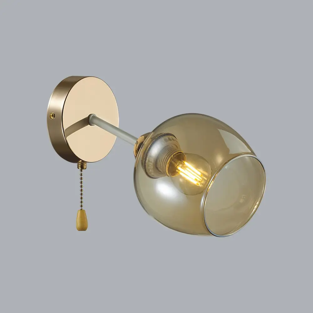 Фото 3 Настенный светильник Lumion Comfi 5650/1w цвет золотистый