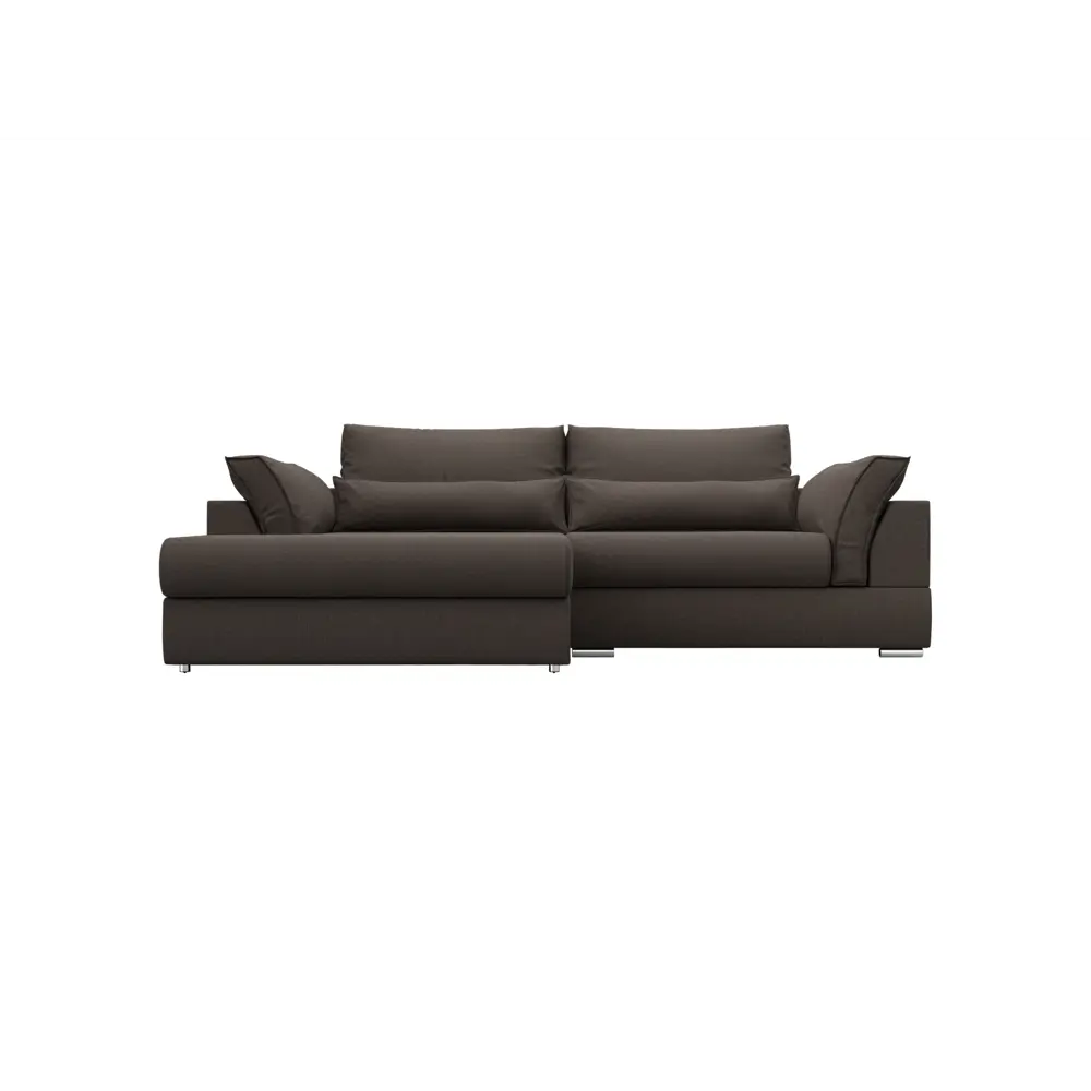 Фото 3 Диван угловой Пекин угол левый Лига диванов 122946L 272x90x189 см рогожка цвет амур 05 коричневый Фото 3 Диван угловой Пекин угол левый Лига диванов 122946L 272x90x189 см рогожка цвет амур 05 коричневый