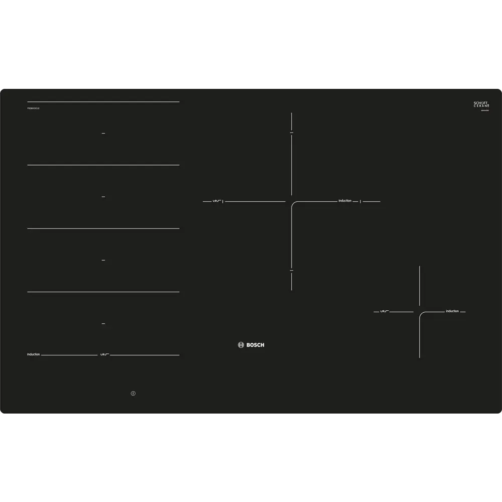 Фото Электрическая варочная панель Bosch PXE801DC1E 79.2 см 4 конфорки цвет черный