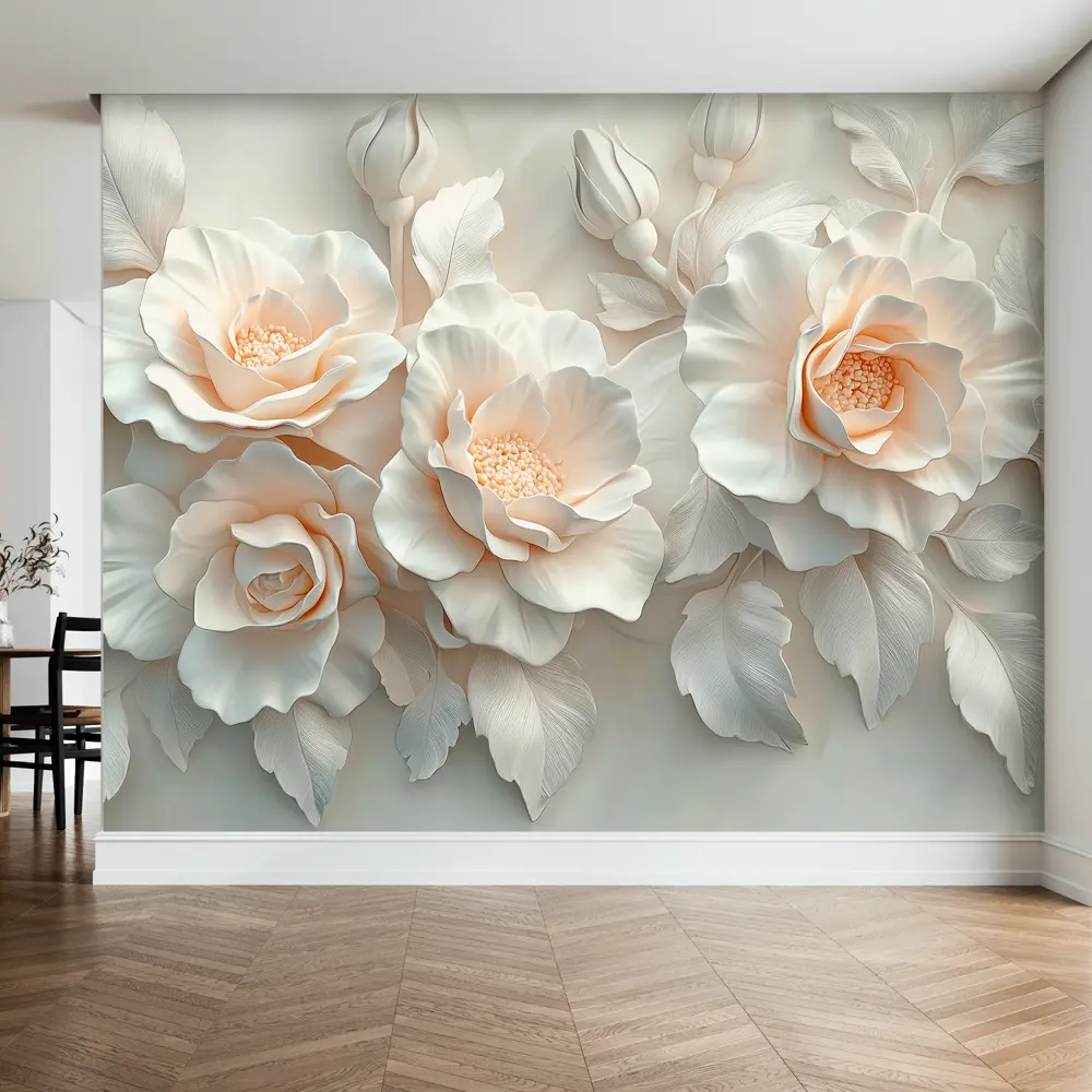 Фото Фотообои Postermarket Цветы 3D WM-658V1, 400x270 см Фото Фотообои Postermarket Цветы 3D WM-658V1, 400x270 см