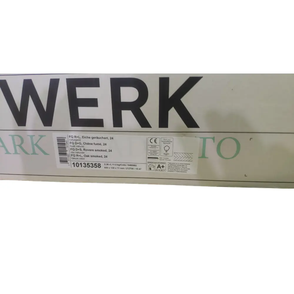 Фото 3 Инженерная доска Bauwerk Formpark Quadrato R+L Дуб копченый толщина 11 мм 2.36 м², цена за упаковку Фото 3 Инженерная доска Bauwerk Formpark Quadrato R+L Дуб копченый толщина 11 мм 2.36 м², цена за упаковку