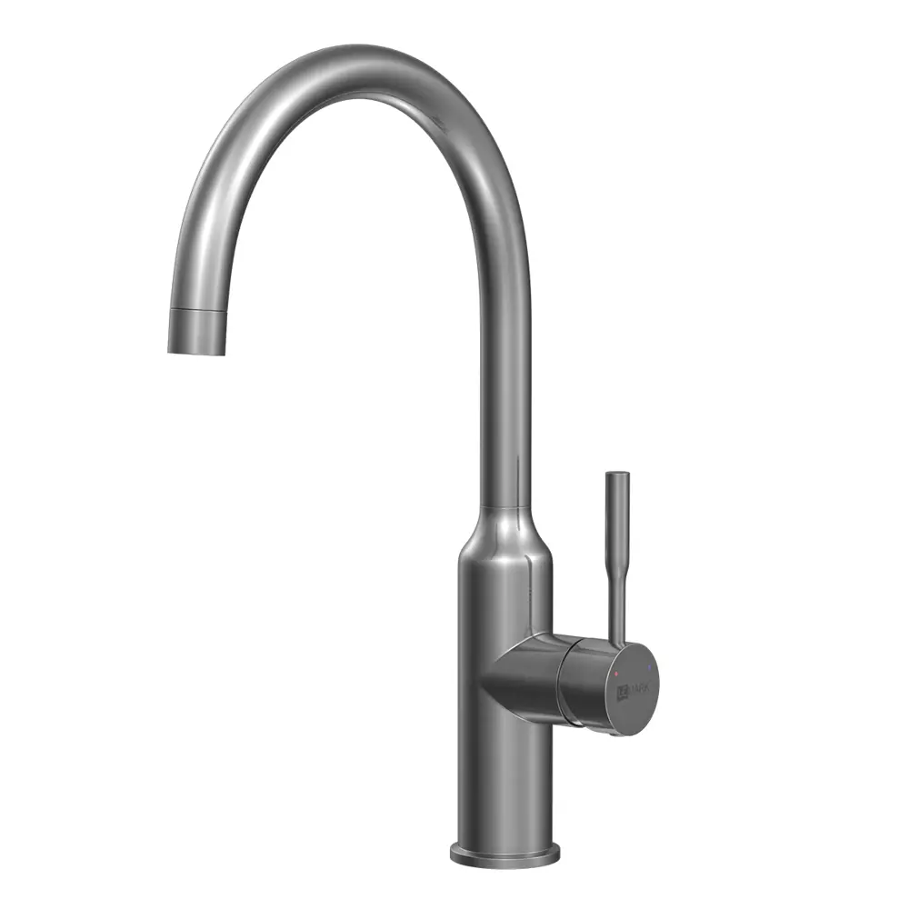 Фото Смеситель для кухни Lemark Lm5079Gmn поворотный излив 24.9 см цвет графит Фото Смеситель для кухни Lemark Lm5079Gmn поворотный излив 24.9 см цвет графит