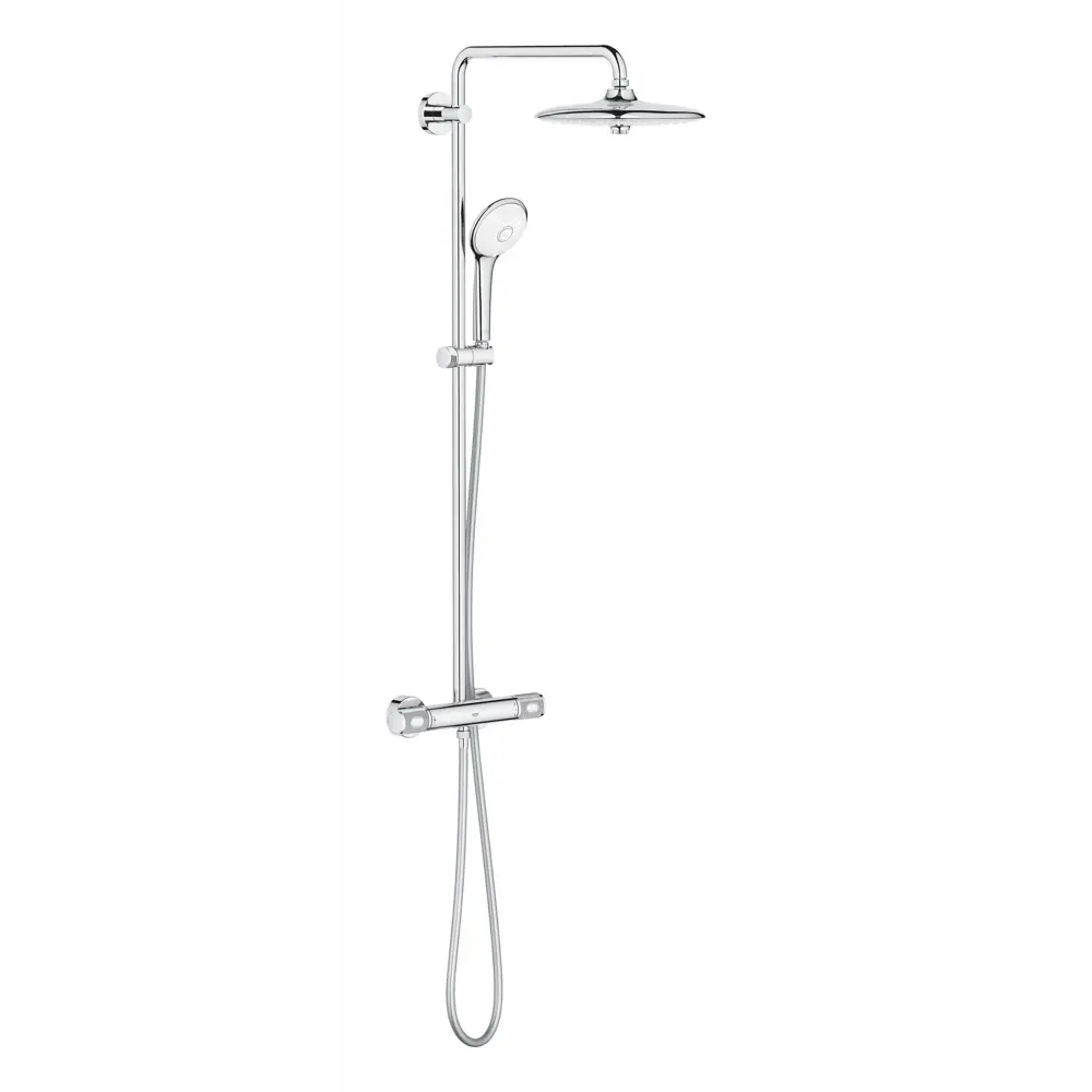 Фото Душевая система Grohe 27296003 Euphoria 260 поворотная с термостатом, душ III, кругл., хром Фото Душевая система Grohe 27296003 Euphoria 260 поворотная с термостатом, душ III, кругл., хром