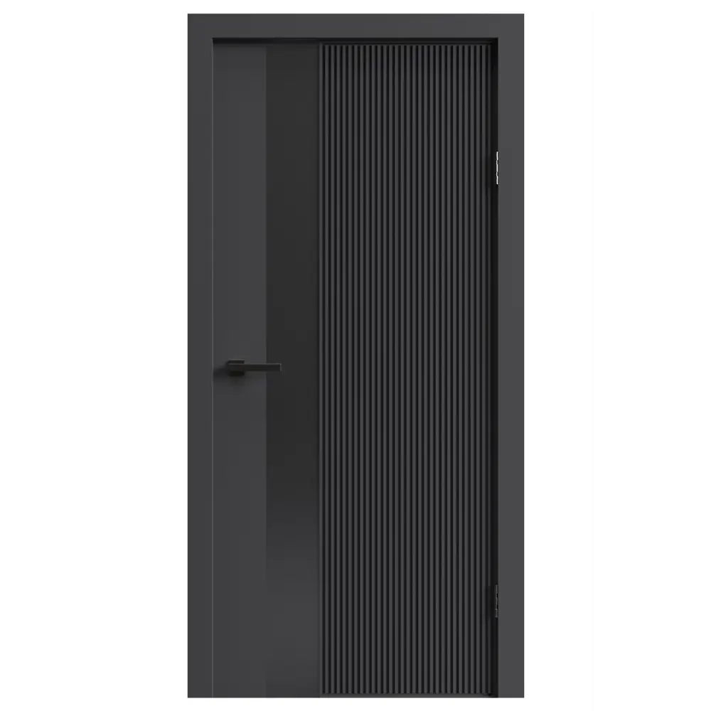 Фото Дверь межкомнатная DK-doors Lux 08 остеклённая 60x200см ПВХ цвет велютто оскуро без замка и петель Фото Дверь межкомнатная DK-doors Lux 08 остеклённая 60x200см ПВХ цвет велютто оскуро без замка и петель