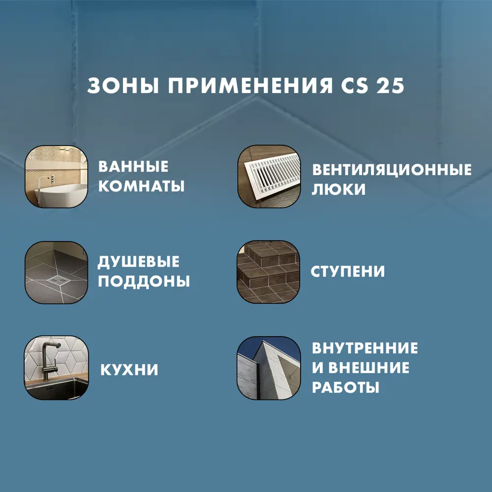 Фото 6 Герметик-затирка силиконовый Церезит CS 25 №13 цвет антрацит 280 мл Фото 6 Герметик-затирка силиконовый Церезит CS 25 №13 цвет антрацит 280 мл