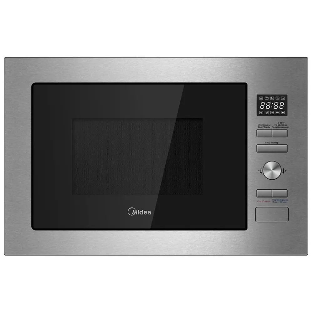 Фото 2 Встраиваемая микроволновая печь Midea MI7250X 25 л 59.5x38.8x40.1 см цвет нержавеющая сталь Фото 2 Встраиваемая микроволновая печь Midea MI7250X 25 л 59.5x38.8x40.1 см цвет нержавеющая сталь