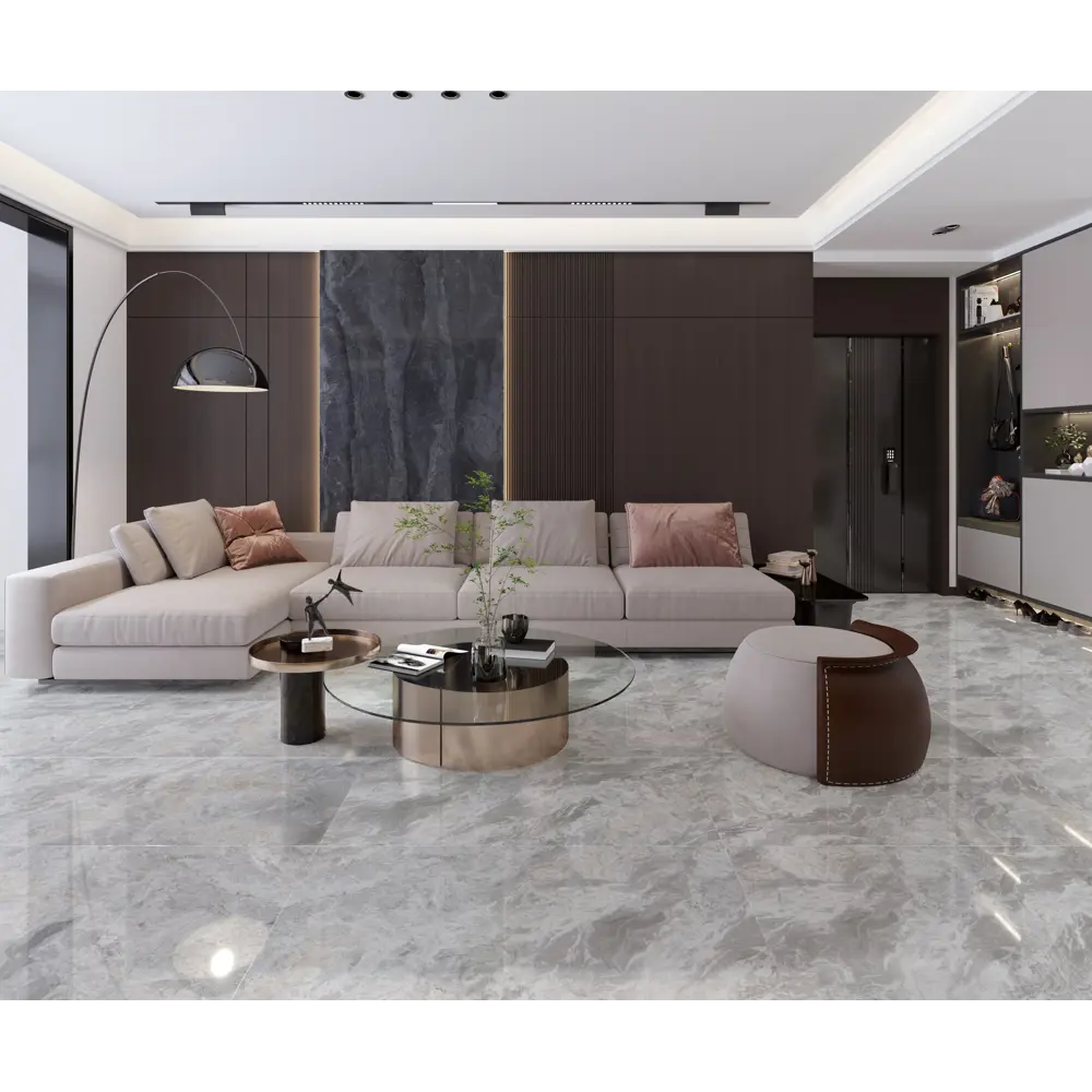 Фото 3 Керамогранит BASCONI HOME Grey Soul BHW-0034 60x120 см 2.16 м² цвет серый, серебристый, цена за упаковку Фото 3 Керамогранит BASCONI HOME Grey Soul BHW-0034 60x120 см 2.16 м² цвет серый, серебристый, цена за упаковку