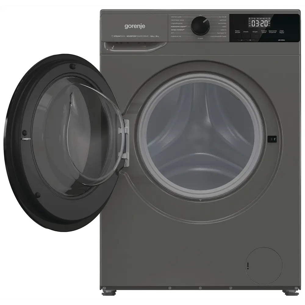 Фото 5 Стиральная машина с сушкой Gorenje W2d2a164adss/c 59.7x84.6x59.2 см 10 кг цвет темно-серый Фото 5 Стиральная машина с сушкой Gorenje W2d2a164adss/c 59.7x84.6x59.2 см 10 кг цвет темно-серый