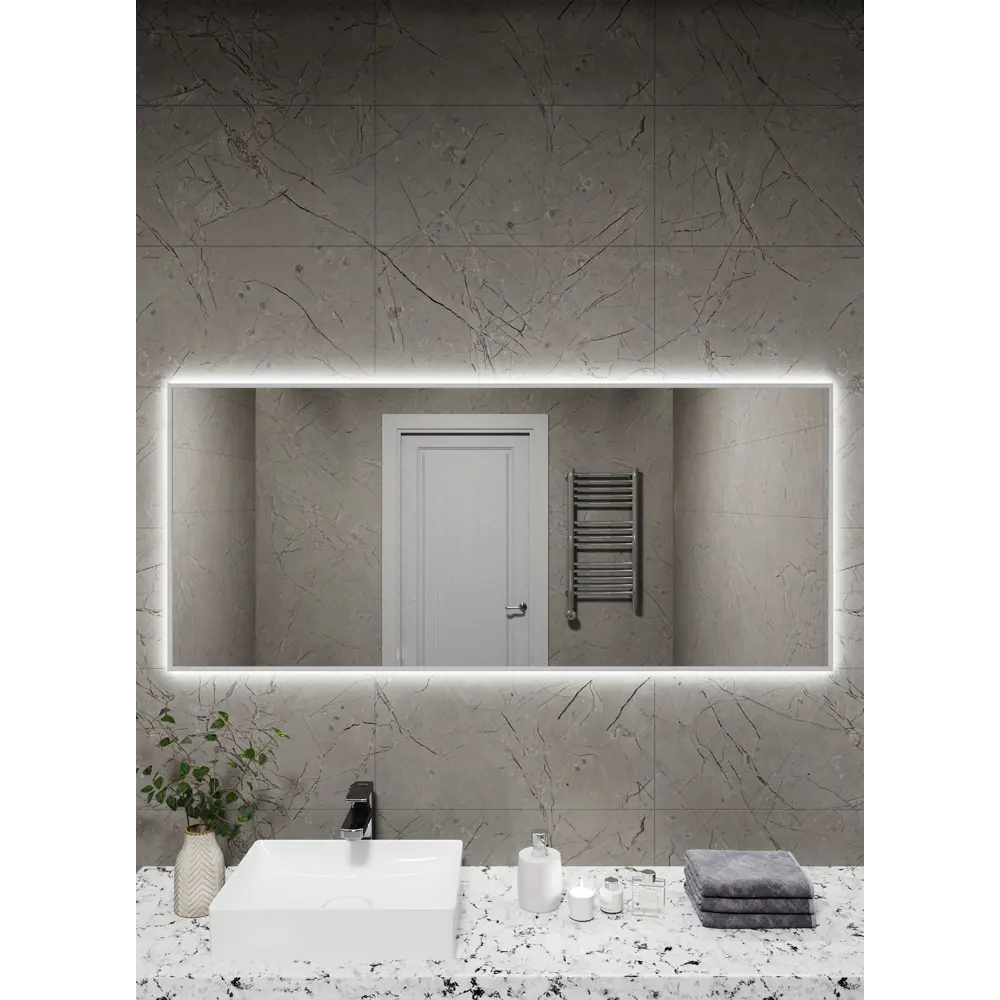 Фото 3 Зеркало со встроенной подсветкой One mirror 15070ссх 70x150 см Фото 3 Зеркало со встроенной подсветкой One mirror 15070ссх 70x150 см