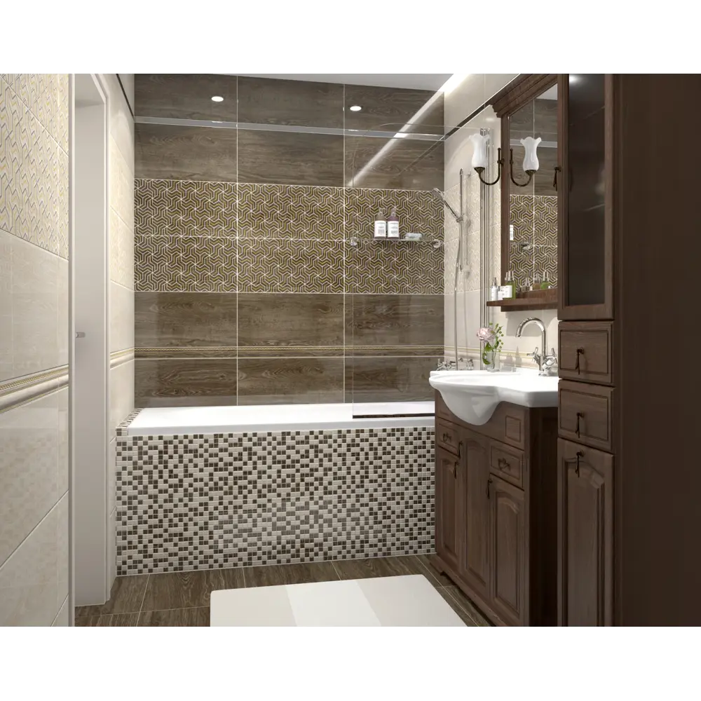 Фото Керамическая плитка Laparet Genesis х9999213220 60x30см 1.98 м² цвет коричневый, цена за упаковку Фото Керамическая плитка Laparet Genesis х9999213220 60x30см 1.98 м² цвет коричневый, цена за упаковку
