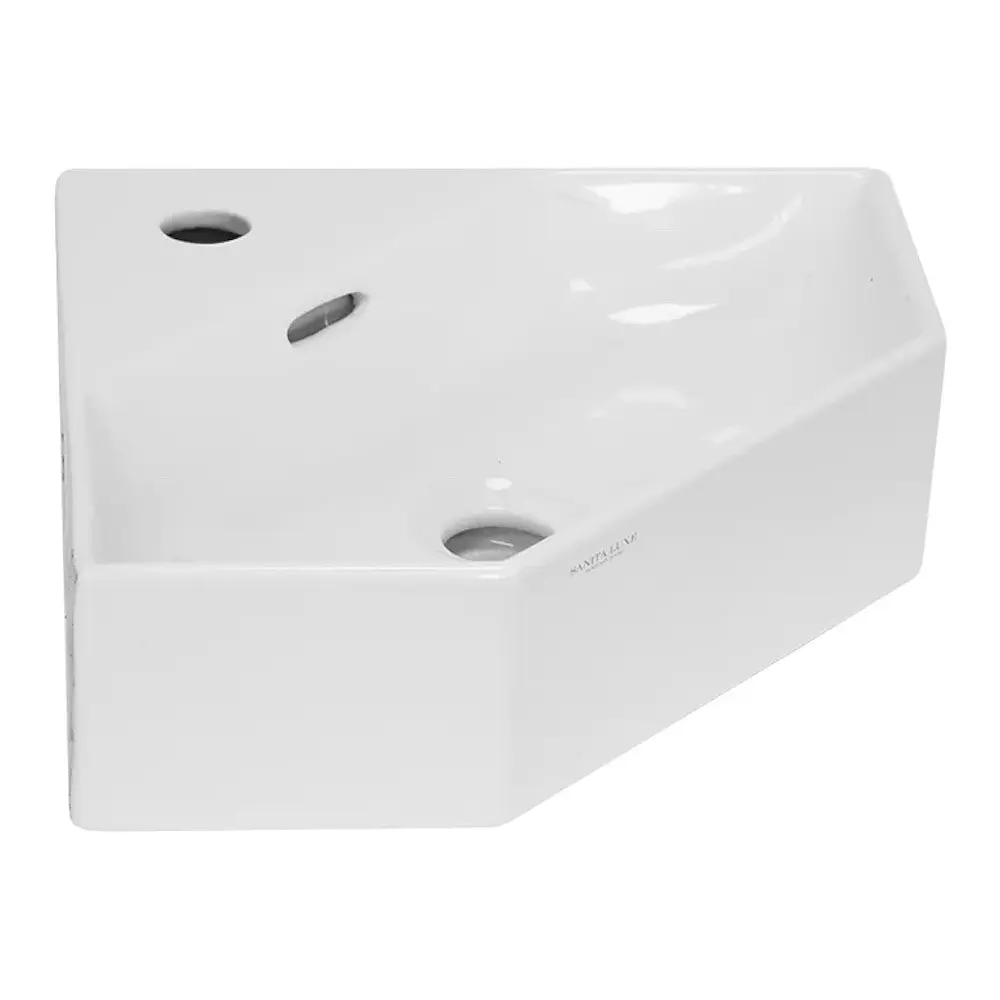 Фото 3 Раковина Sanita Luxe LIN35SLWB01 угловая 49.40см Фото 3 Раковина Sanita Luxe LIN35SLWB01 угловая 49.40см