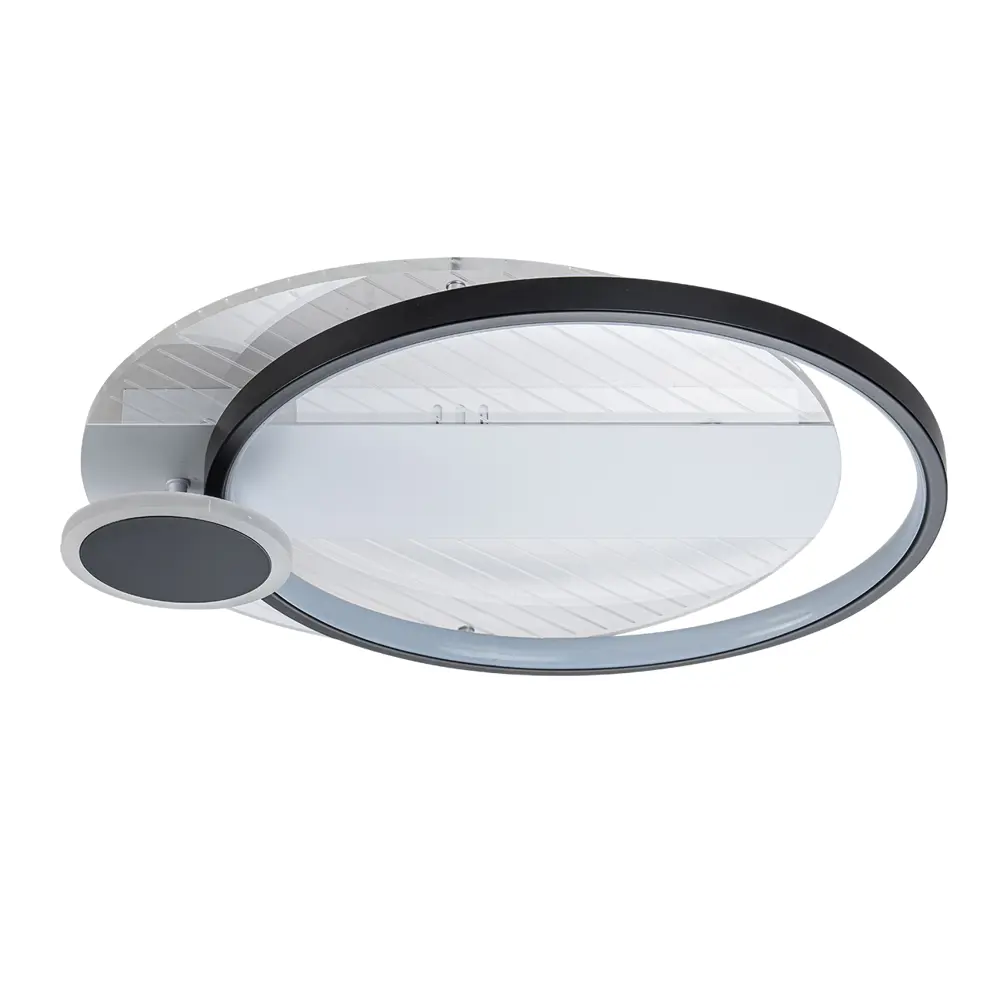 Фото 2 Люстра потолочная светодиодная Escada ESC_10226_3LED_ROUND Concept с пультом управления 60 м² регулируемый белый свет цвет черный Фото 2 Люстра потолочная светодиодная Escada ESC_10226_3LED_ROUND Concept с пультом управления 60 м² регулируемый белый свет цвет черный