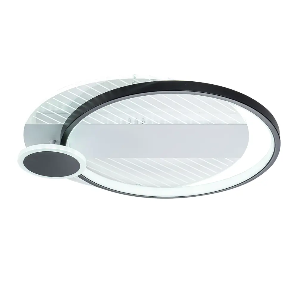 Фото 3 Люстра потолочная светодиодная Escada ESC_10226_3LED_ROUND Concept с пультом управления 60 м² регулируемый белый свет цвет черный Фото 3 Люстра потолочная светодиодная Escada ESC_10226_3LED_ROUND Concept с пультом управления 60 м² регулируемый белый свет цвет черный