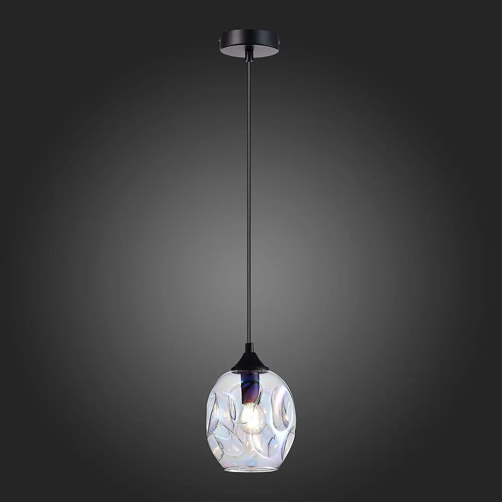 Фото 3 Светильник подвесной St Luce Idesia SL1188.403.01 40Вт 220В E14 2 м² цвет черный Фото 3 Светильник подвесной St Luce Idesia SL1188.403.01 40Вт 220В E14 2 м² цвет черный