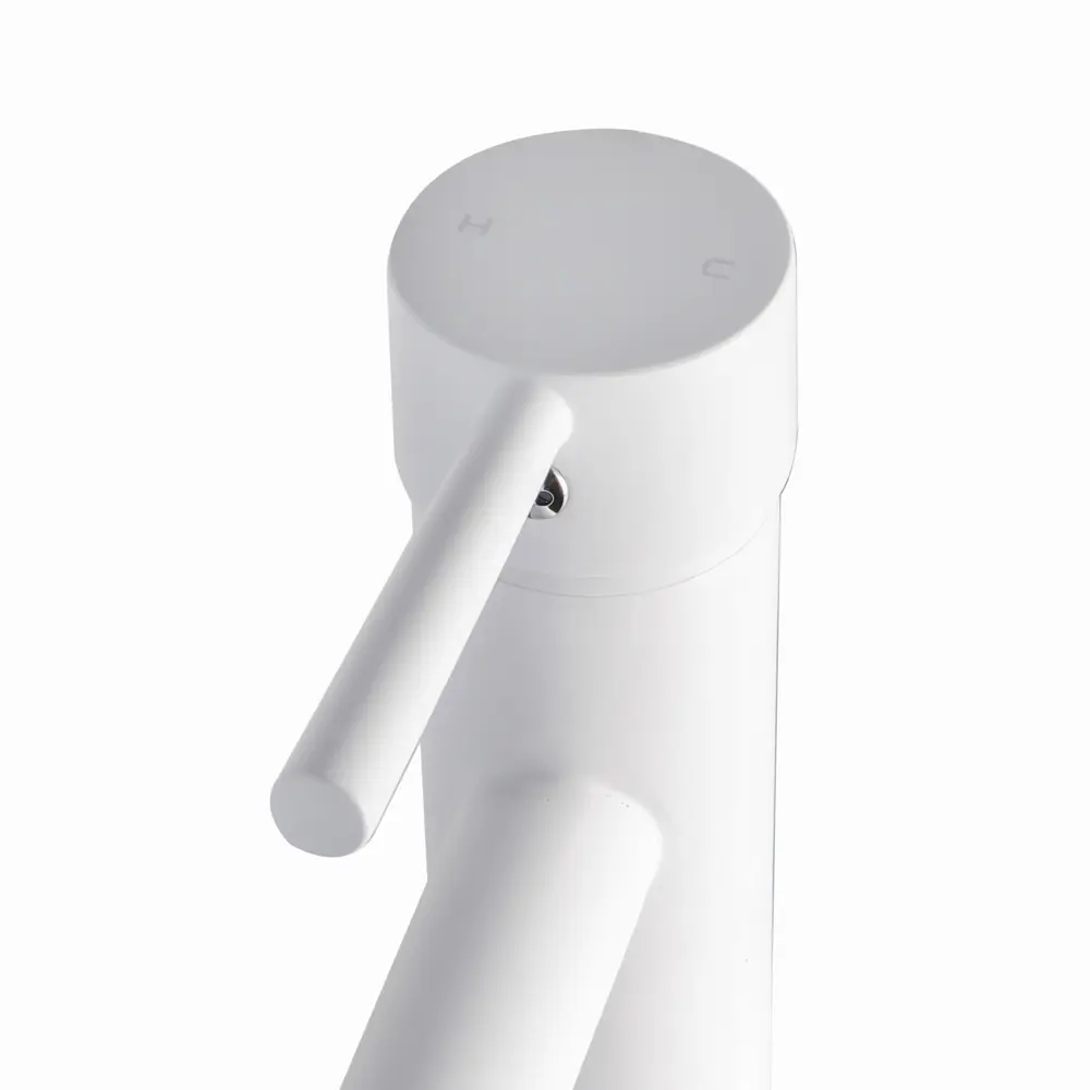 Фото 8 Смеситель для раковины Maxonor pure life Pl1187-8 однорычажный цвет белый матовый, белый Фото 8 Смеситель для раковины Maxonor pure life Pl1187-8 однорычажный цвет белый матовый, белый