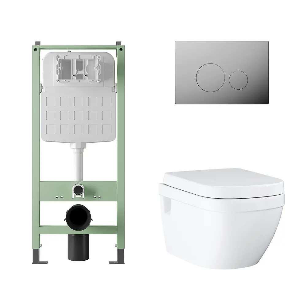 Фото Комплект инсталляция с унитазом Grohe ALS.SIS1101.CR39703000 цвет белый Фото Комплект инсталляция с унитазом Grohe ALS.SIS1101.CR39703000 цвет белый