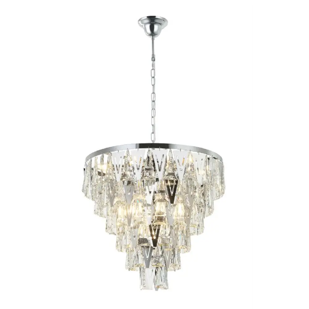 Фото 2 Люстра подвесная Stilfort Vaviani Sf2148-09-13p 13 ламп 26 м² цвет хром