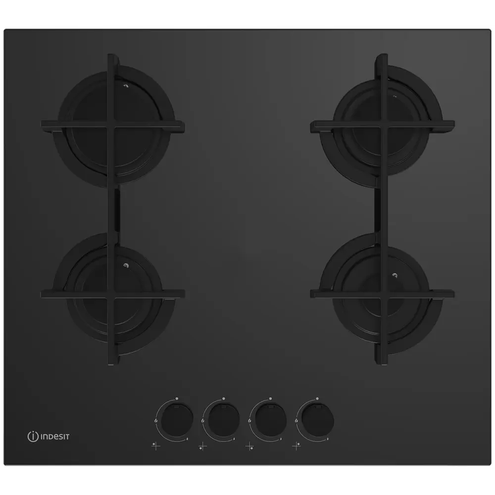 Фото Газовая варочная панель Indesit INGT 61 SCC/BK 663849 59 см 4 конфорки цвет черный