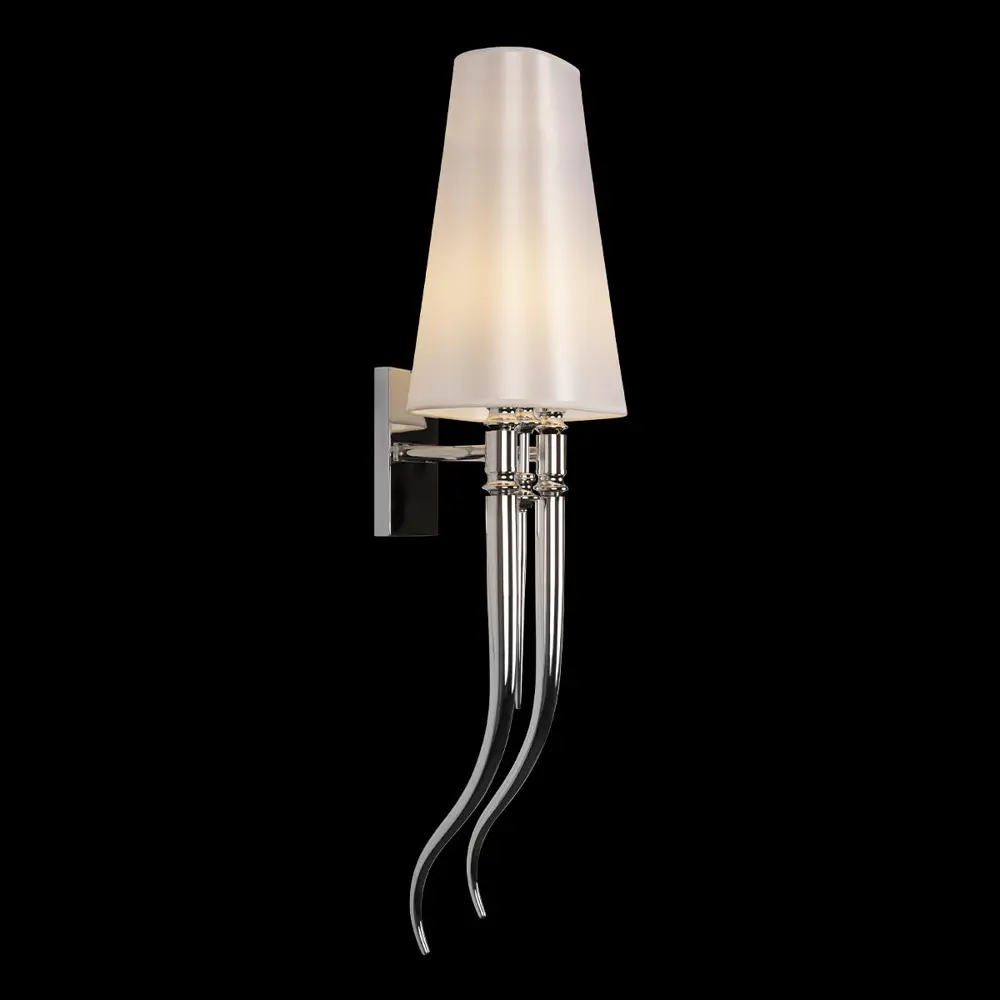 Фото 4 Настенный светильник Loft It Brunilde Lf_10207w_l_chrome цвет хром/белый Фото 4 Настенный светильник Loft It Brunilde Lf_10207w_l_chrome цвет хром/белый