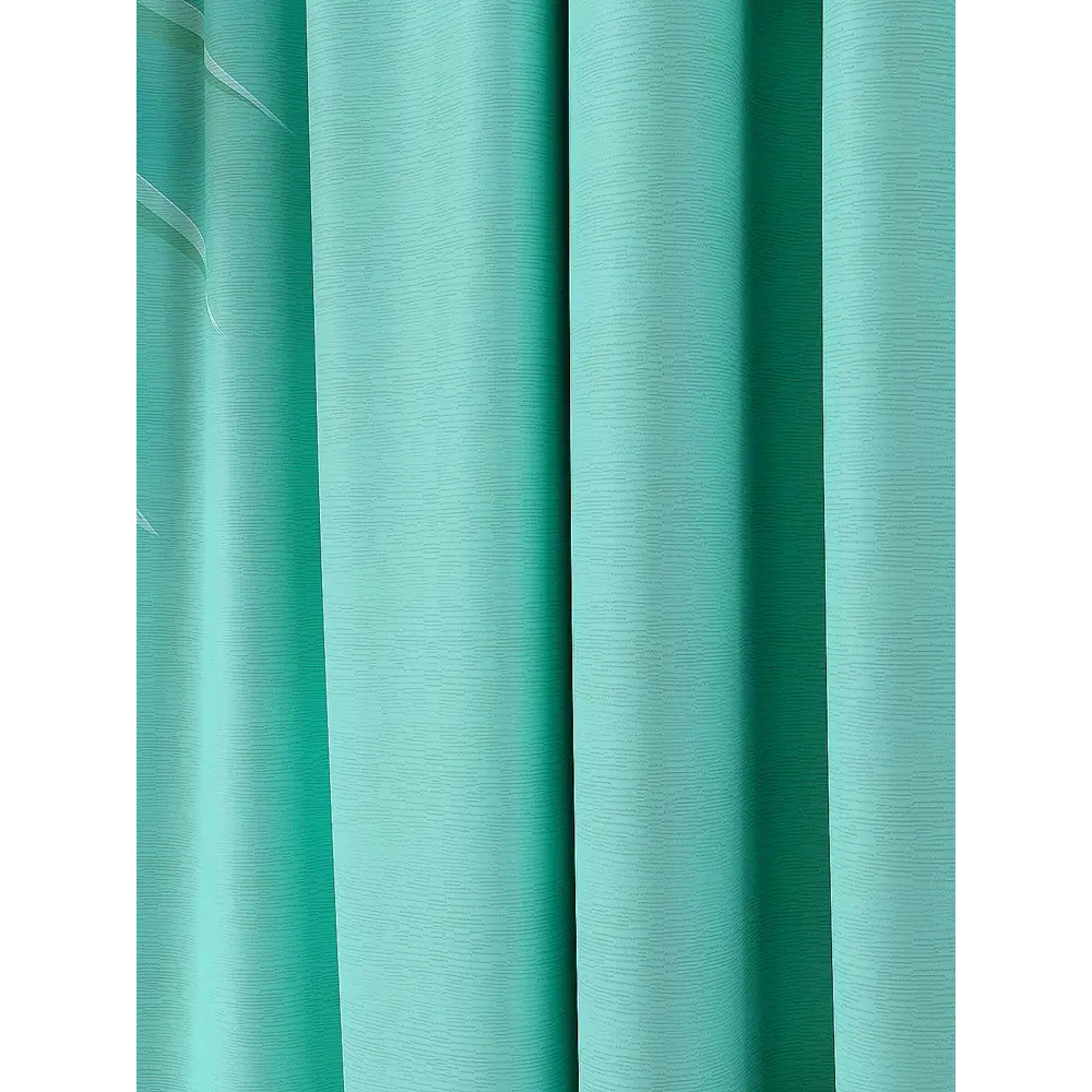 Фото 2 Комплект штор Comfy Way Монтивен TD-958402 на шторной ленте, 260x150 см, цвет бирюзовый Фото 2 Комплект штор Comfy Way Монтивен TD-958402 на шторной ленте, 260x150 см, цвет бирюзовый