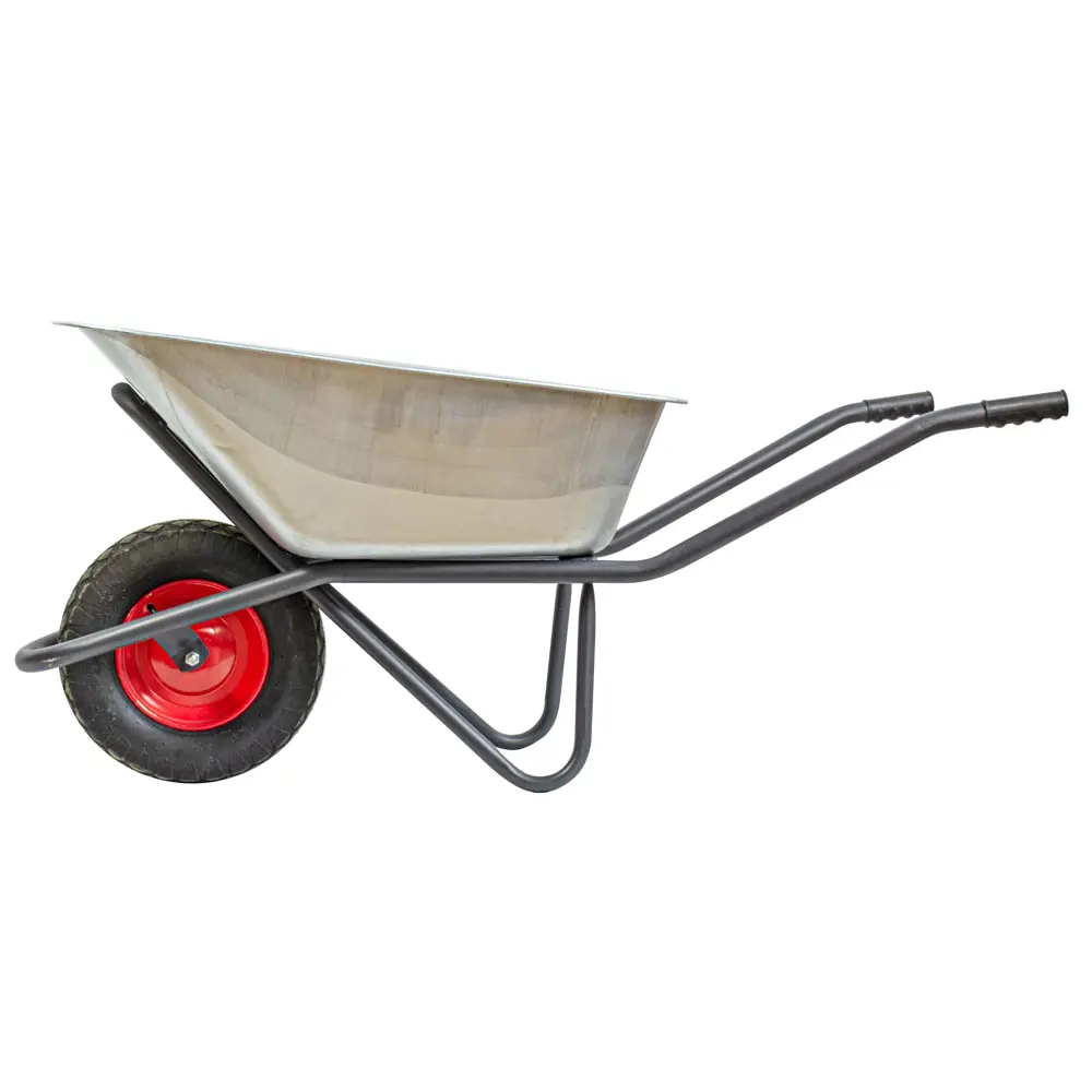 Фото 2 Тачка строительная Yard одноколесная до 200 кг 90л Фото 2 Тачка строительная Yard одноколесная до 200 кг 90л