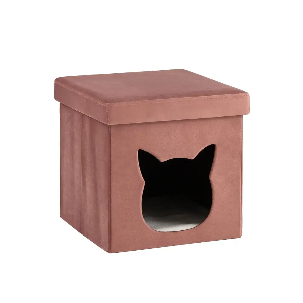 Фото Пуф ткань ПВХ Stool Group Store Pet HS-PT55 V34 BOX, 38x38 см, цвет розовый Фото Пуф ткань ПВХ Stool Group Store Pet HS-PT55 V34 BOX, 38x38 см, цвет розовый