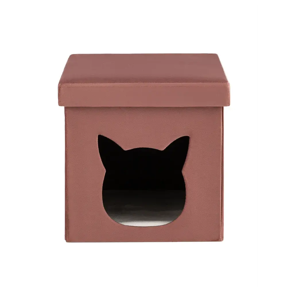 Фото 2 Пуф ткань ПВХ Stool Group Store Pet HS-PT55 V34 BOX, 38x38 см, цвет розовый Фото 2 Пуф ткань ПВХ Stool Group Store Pet HS-PT55 V34 BOX, 38x38 см, цвет розовый