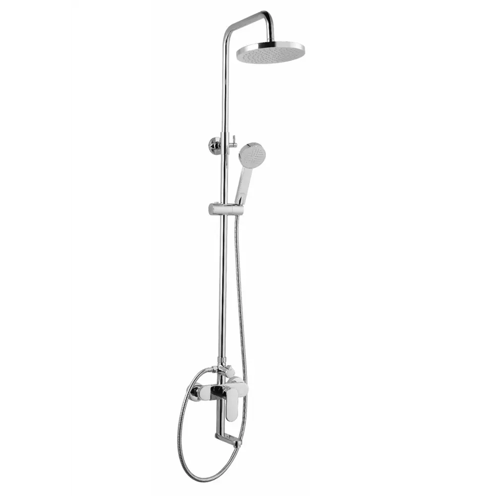 Фото 4 Душевая система Boou B7077SB-31 1 режимная цвет хром Фото 4 Душевая система Boou B7077SB-31 1 режимная цвет хром