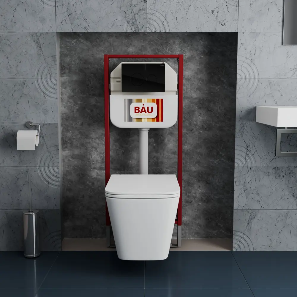 Фото 2 Комплект BAUEDGE NEO45700-BS0001-HQ-Q00011 6 в 1: инсталляция, унитаз безободковый Stil Hurricane, быстросъемное микролифт, кнопка Dream черная Фото 2 Комплект BAUEDGE NEO45700-BS0001-HQ-Q00011 6 в 1: инсталляция, унитаз безободковый Stil Hurricane, быстросъемное микролифт, кнопка Dream черная