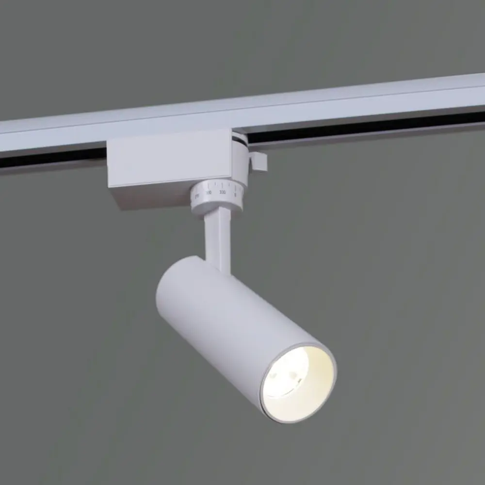 Фото Трековый светильник спот светодиодный Reluce 06612-9.3-001qy led12w wt 12 Вт 1 м² цвет белый Фото Трековый светильник спот светодиодный Reluce 06612-9.3-001qy led12w wt 12 Вт 1 м² цвет белый