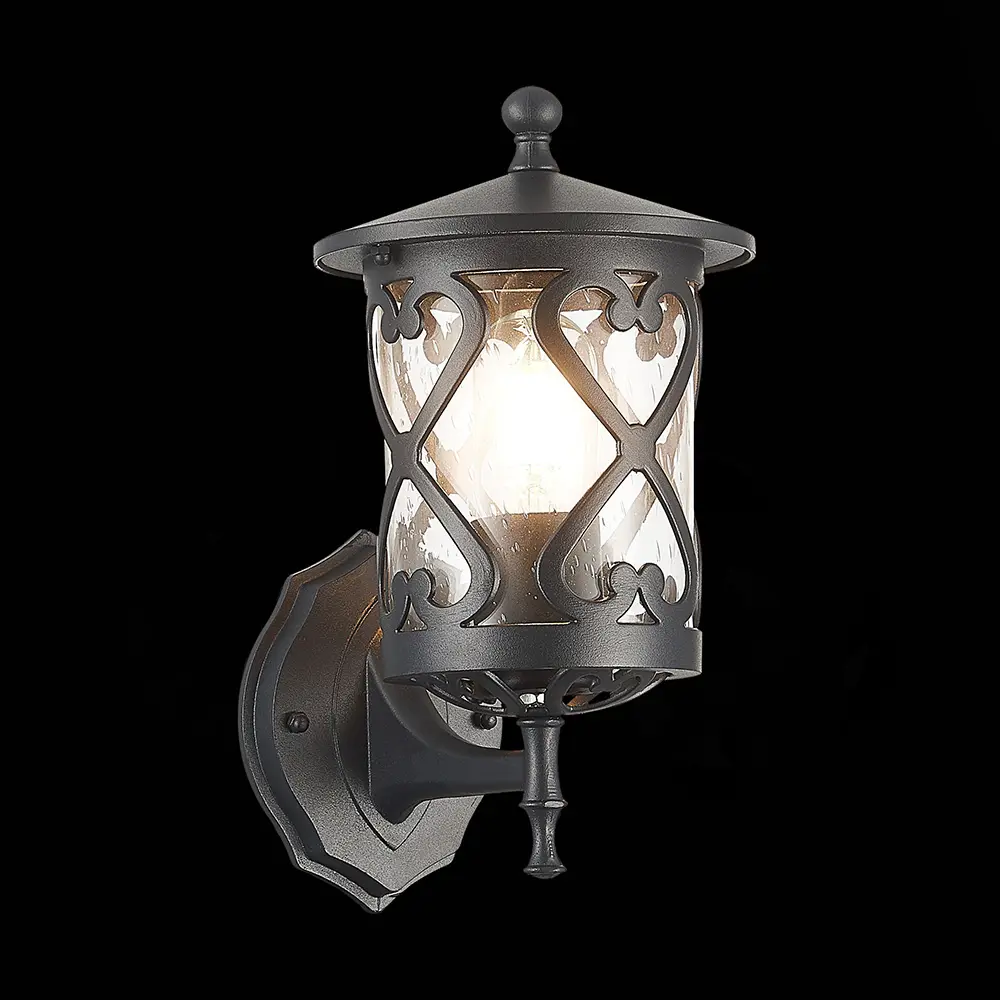 Фото Светильник настенный уличный ST Luce SL085.401.01 черный Фото Светильник настенный уличный ST Luce SL085.401.01 черный