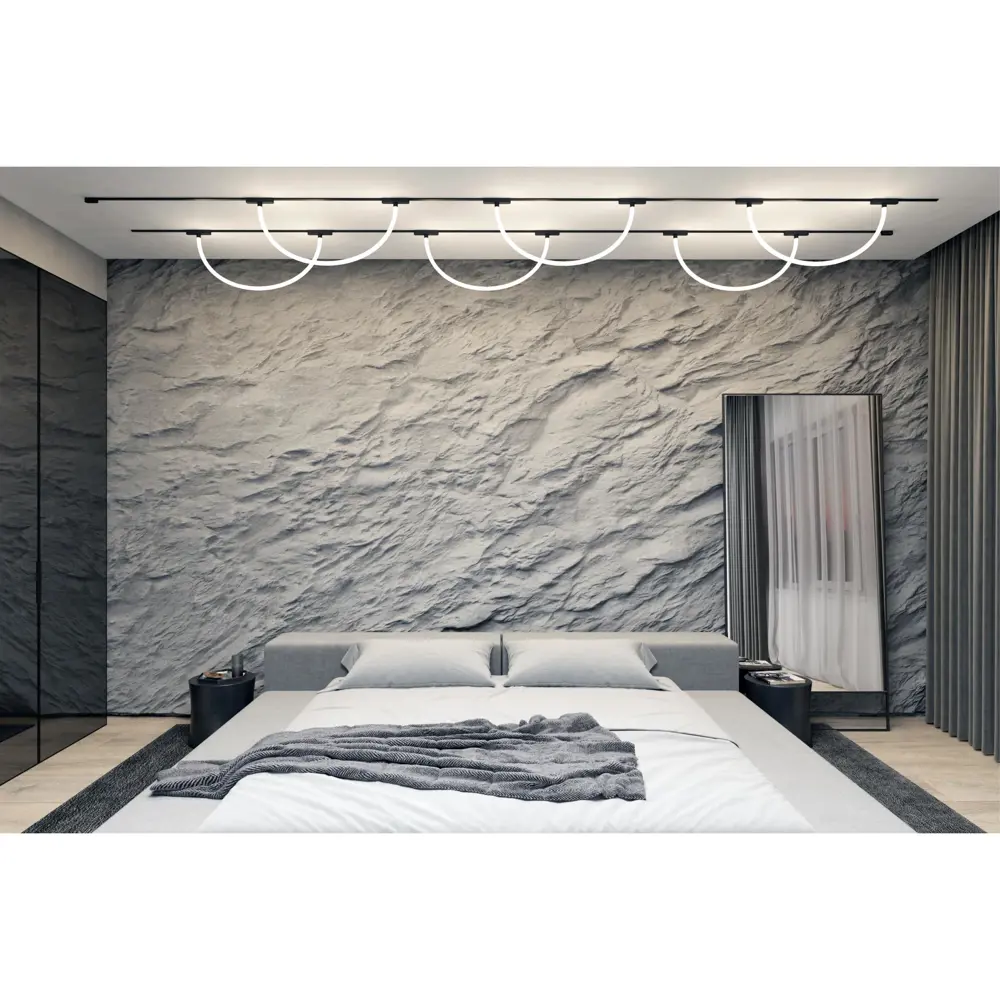 Фото 4 Трековый светильник подвесной светодиодный Denkirs Dk5327-bk 12 Вт магнитный 3 м² цвет черный Фото 4 Трековый светильник подвесной светодиодный Denkirs Dk5327-bk 12 Вт магнитный 3 м² цвет черный
