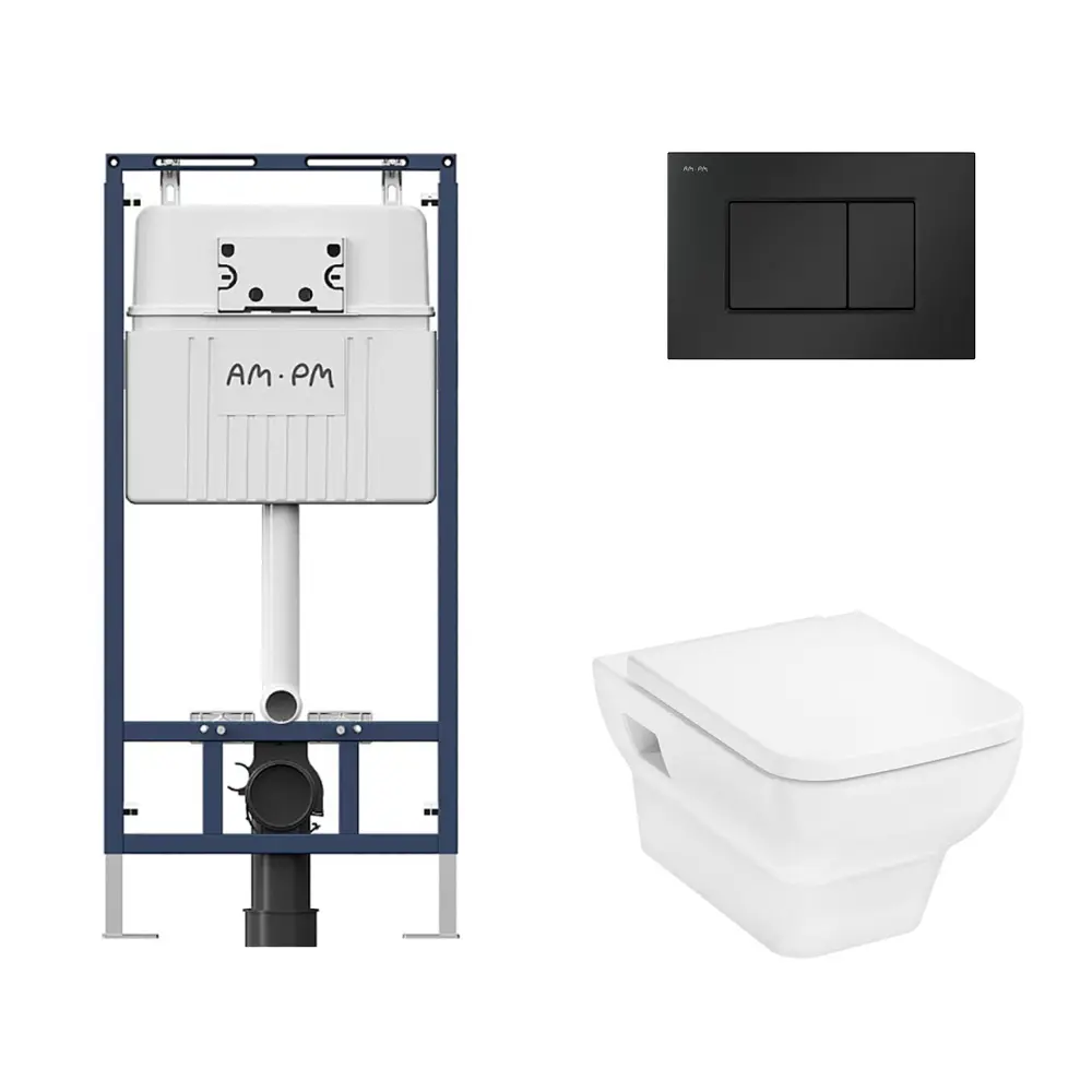 Фото Комплект инсталляция с унитазом Hansgrohe I012710.0238HGSET001 цвет белый Фото Комплект инсталляция с унитазом Hansgrohe I012710.0238HGSET001 цвет белый