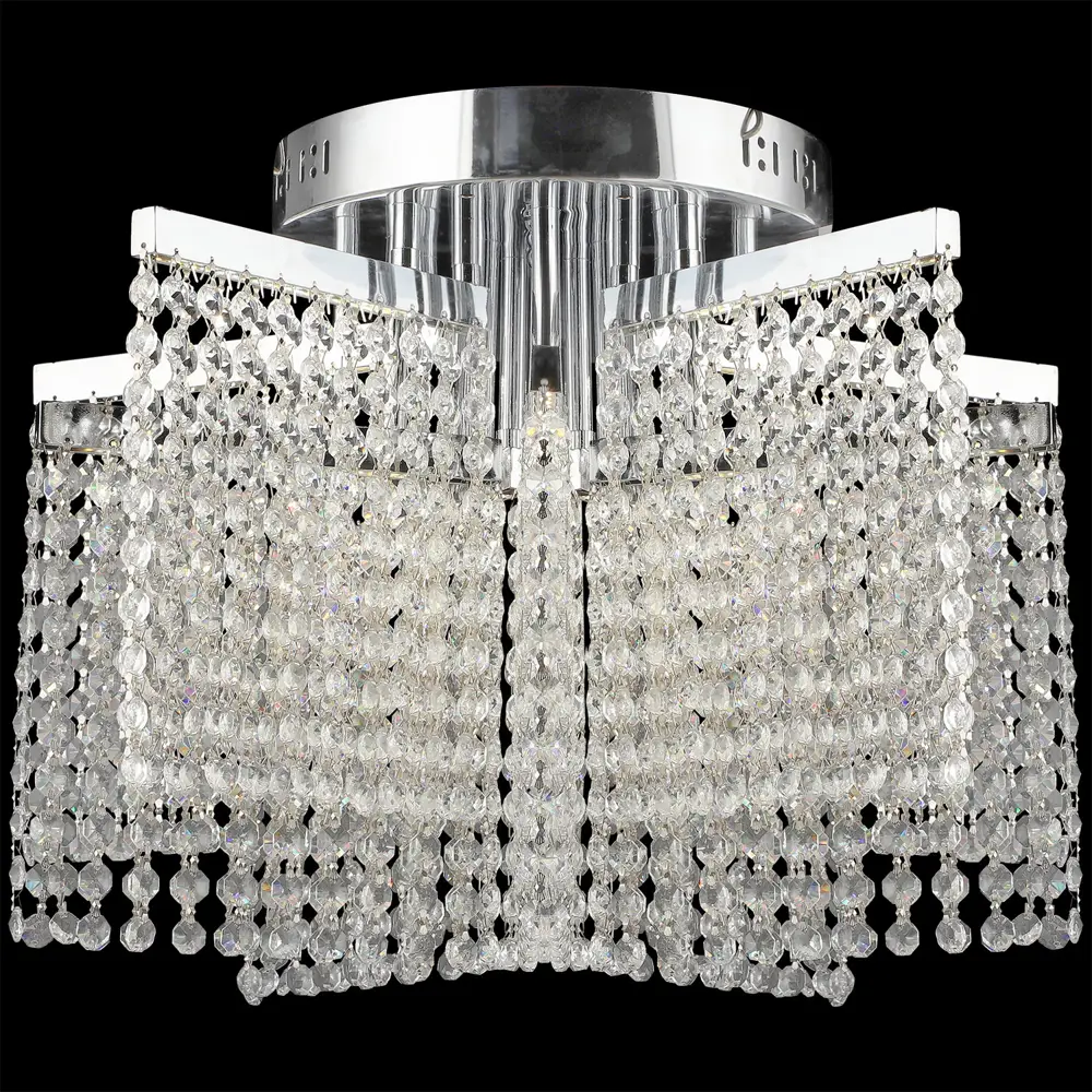 Фото Люстра потолочная светодиодная Reluce 02653-0.3-60w led ch 02653-0.3-60w led ch 12 м² регулируемый белый свет цвет хром/прозрачный Фото Люстра потолочная светодиодная Reluce 02653-0.3-60w led ch 02653-0.3-60w led ch 12 м² регулируемый белый свет цвет хром/прозрачный