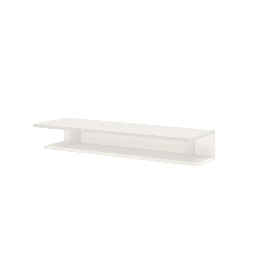 Фото 2 Настенная полка Мэрдэс 900x29 см ЛДСП цвет белый КП1 Фото 2 Настенная полка Мэрдэс 900x29 см ЛДСП цвет белый КП1