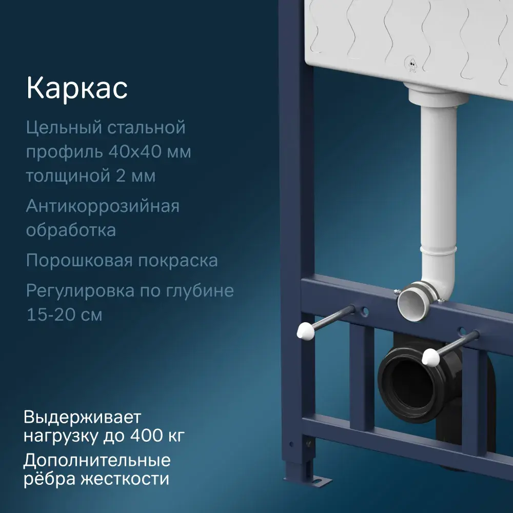 Фото 4 Инсталляция для унитаза AM.PM I012704.7031_7214 Фото 4 Инсталляция для унитаза AM.PM I012704.7031_7214
