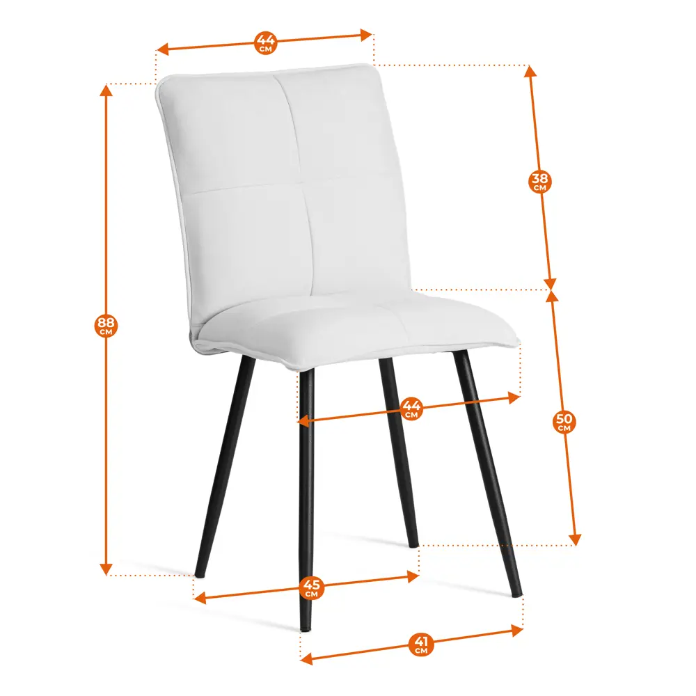 Фото 10 Кухонный стул Tetchair Sweet 44x88x55 см ткань цвет серый Фото 10 Кухонный стул Tetchair Sweet 44x88x55 см ткань цвет серый