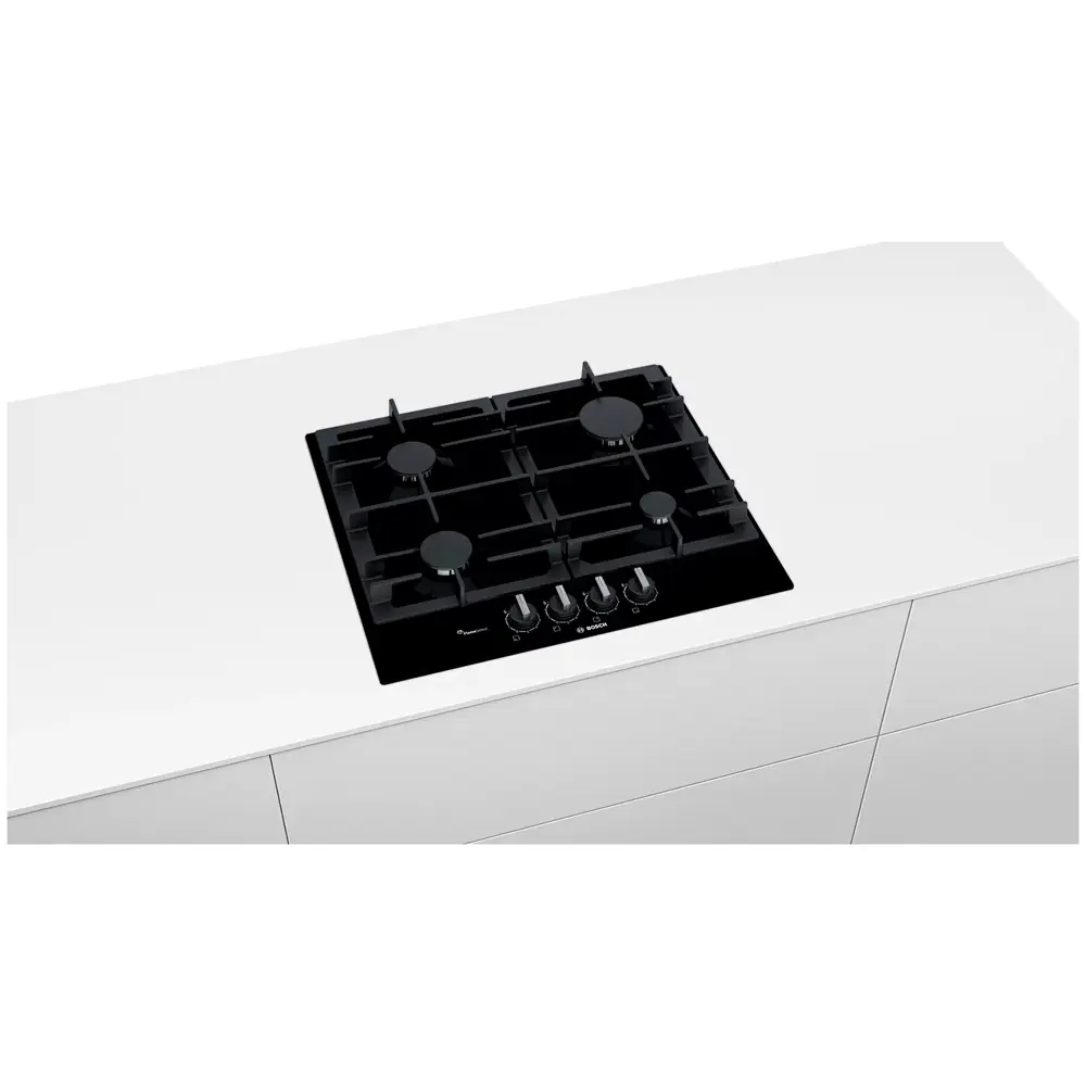 Фото 5 Газовая варочная панель Bosch PCP6A6B90R 58.2 см 4 конфорки цвет черный Фото 5 Газовая варочная панель Bosch PCP6A6B90R 58.2 см 4 конфорки цвет черный