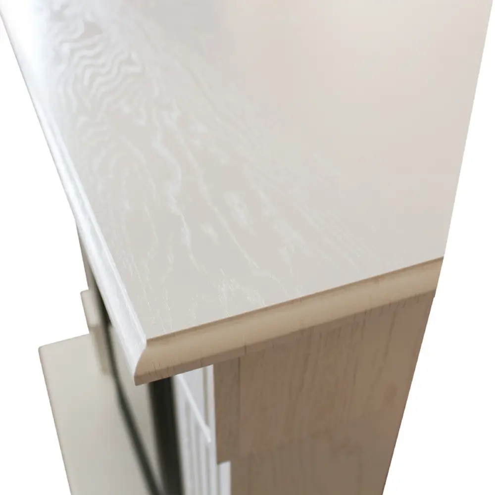Фото 4 Каминокомплект Realflame Andrea Corner с очагом Fobos Lux BL 1600Вт белое тиснение Фото 4 Каминокомплект Realflame Andrea Corner с очагом Fobos Lux BL 1600Вт белое тиснение
