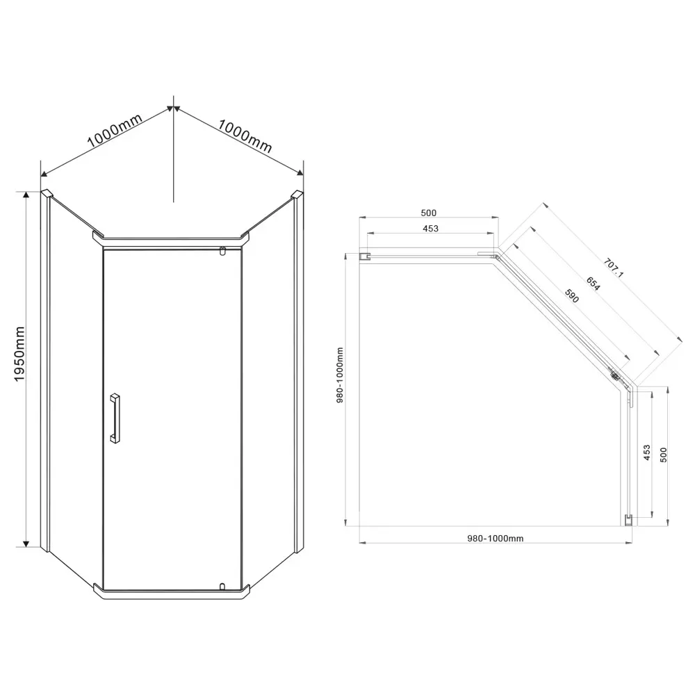 Фото 7 Душевой уголок Vincea Stresa VSP-1S900CLG прямой 90x90см золото профиль эффект стекла прозрачный Фото 7 Душевой уголок Vincea Stresa VSP-1S900CLG прямой 90x90см золото профиль эффект стекла прозрачный