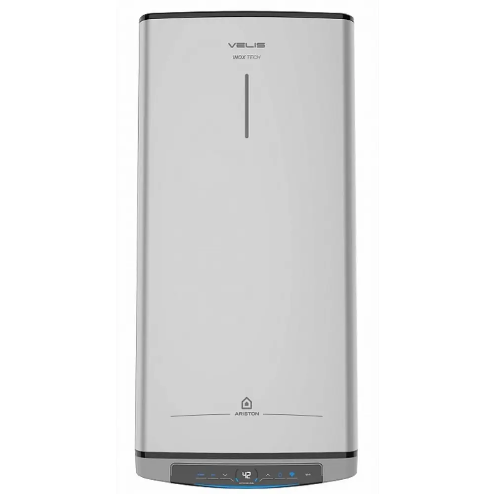 Фото 2 Накопительный водонагреватель электрический 100 л Ariston Velis Lux Inox PW ABSE Wi-Fi 100 182283 2.5 кВт нержавеющая сталь мокрый ТЭН Фото 2 Накопительный водонагреватель электрический 100 л Ariston Velis Lux Inox PW ABSE Wi-Fi 100 182283 2.5 кВт нержавеющая сталь мокрый ТЭН