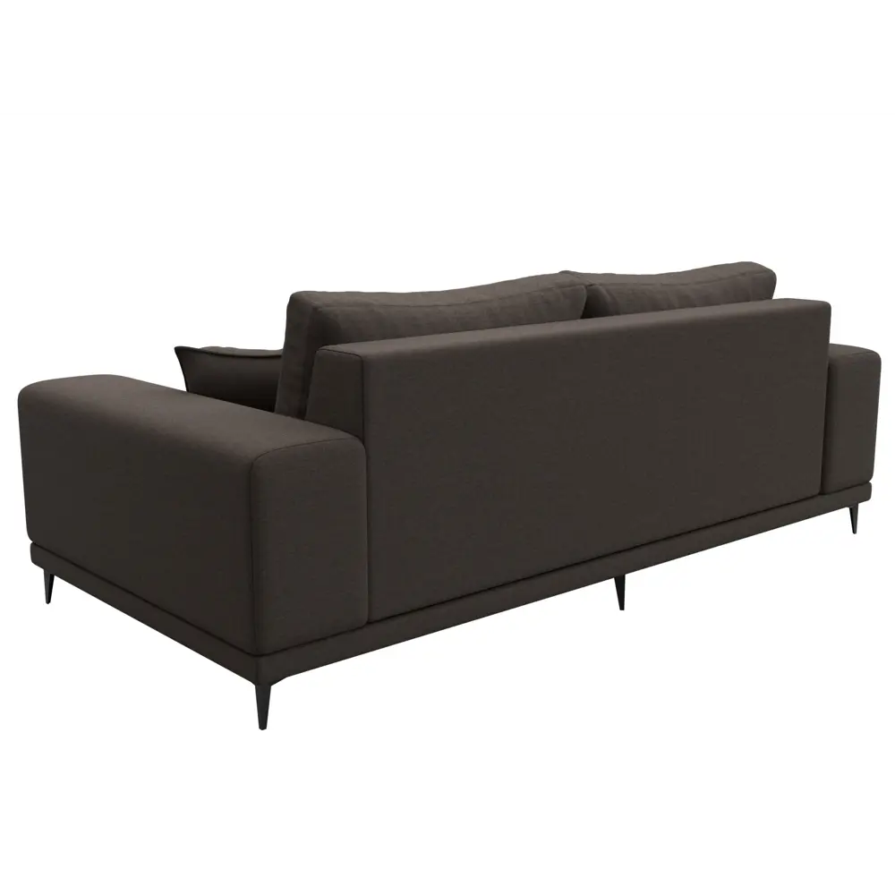 Фото 5 Диван прямой Льюес Лига диванов 122672 225x87x103 см рогожка цвет амур 05 коричневый Фото 5 Диван прямой Льюес Лига диванов 122672 225x87x103 см рогожка цвет амур 05 коричневый