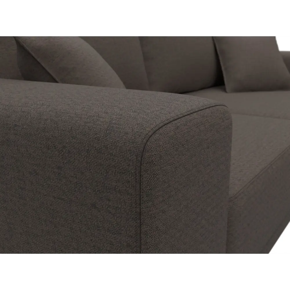 Фото 3 Диван прямой Льюес Лига диванов 122672 225x87x103 см рогожка цвет амур 05 коричневый Фото 3 Диван прямой Льюес Лига диванов 122672 225x87x103 см рогожка цвет амур 05 коричневый