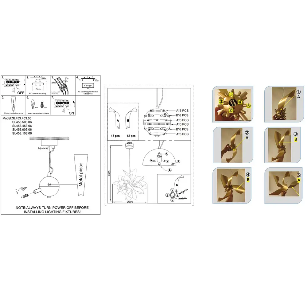 Фото 17 Люстра потолочная ST LUCE SL453.003.06E SPIRAGLIO 6 ламп 12 м² цвет хром