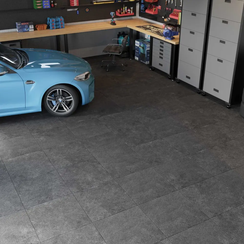 Фото 4 Керамогранит Onlygres Cement COG501 60x60см 0.72 м² утолщенный, ректифицированный, цвет серый, цена за упаковку