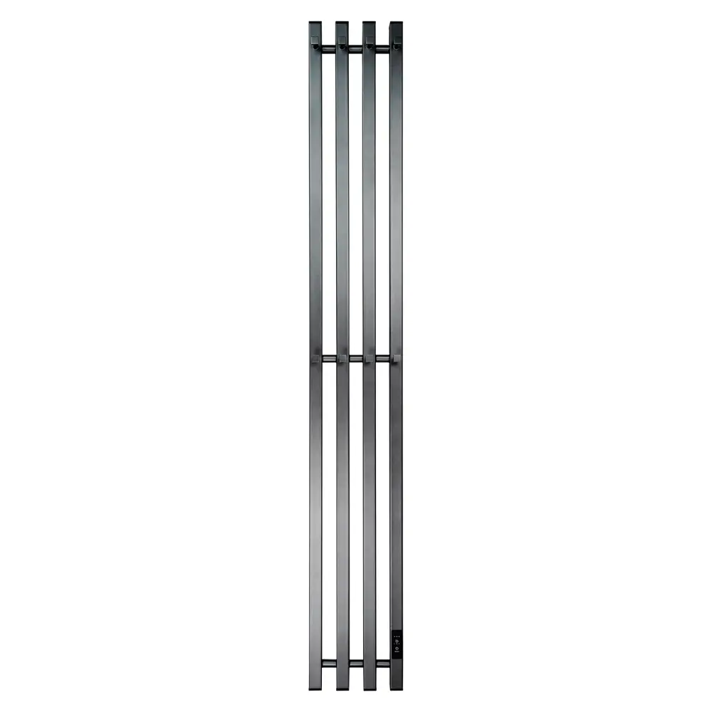 Фото Полотенцесушитель электрический Primoclima Sol Q E Graphite 210x1500 мм 151 Вт с терморегулятором I-образный цвет графитовый Фото Полотенцесушитель электрический Primoclima Sol Q E Graphite 210x1500 мм 151 Вт с терморегулятором I-образный цвет графитовый